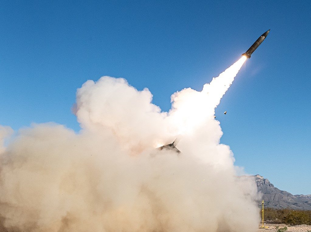 A PrSM launched at White Sands Missile Range as part of production qualification testing. Photo Courtesy: US Army
