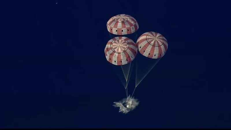 Splashdown sample
